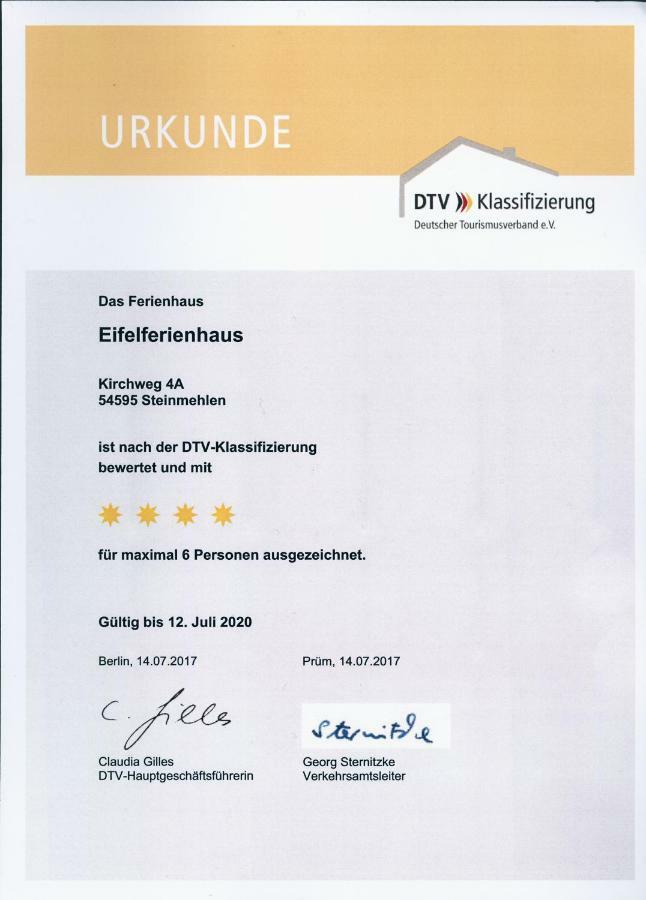 Eifelferienhaus Pruem Steinmehlen Kültér fotó